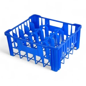 GLASS CRATE LARGE - 30 GLASSES (BLUE) 475MM X 400MM X 205MM