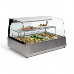 HEATED DISPLAY MERCHANDISER SALVADORE - 3 DIVISION