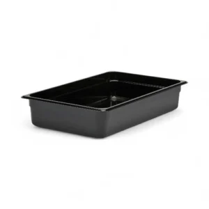 GN FOODPAN 1/1 POLYCARBONATE BLACK 100MM D