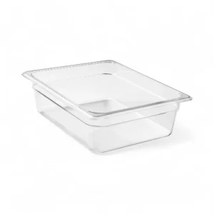 GN FOODPAN 1/2 POLYCARBONATE CLEAR 100MM D
