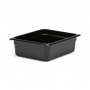 GN FOODPAN 1/2 POLYCARBONATE BLACK 100MM D