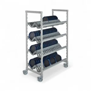 MOBILE DRYING RACK FOR CAMDUCTION BASES - 128 BASE CAPACITY