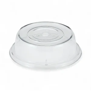 POLYCARBONATE PLATE COVER CLEAR 26.2CM DIAMETER - 7CM H