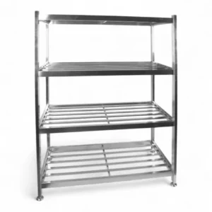 POT RACK S/STEEL - FLOOR STANDING 1200MM X 600MM X 1450MM