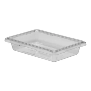 STORAGE BOX SMALL POLYCARBONATE CLEAR 30.5CM W X 46CM L X 9CM D - 6.6LTR