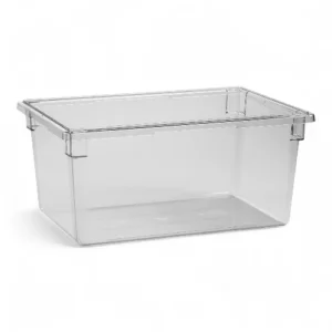 STORAGE BOX LARGE POLYCARBONATE CLEAR 46CM W X 66CM L X 15CM D - 33LTR