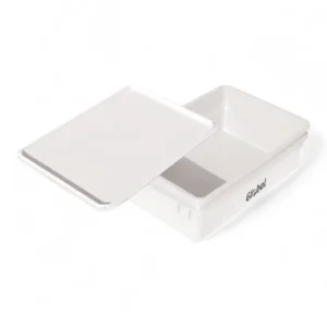 STORAGE CONTAINER LARGE WITH LID - PLASTIC - 600MM X 400MM X 195MM
