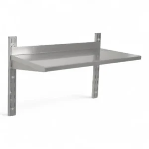 S/STEEL WALL SHELVING SINGLE - 900MM X 300MM