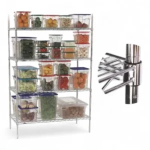 SHELVING UNIT - SHELF WITH CLIPS - 1200MM