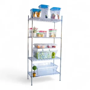 SHELVING UNIT ZINC/EPOXY - 4 SHELF - 1510MM X 455MM X 1830MM