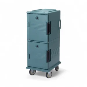 UPC FRONT LOADER 800 SERIES SLATE BLUE 52CM W X 69CM D X 137CM H - TWO COMPARTMENT WITH WHEELS